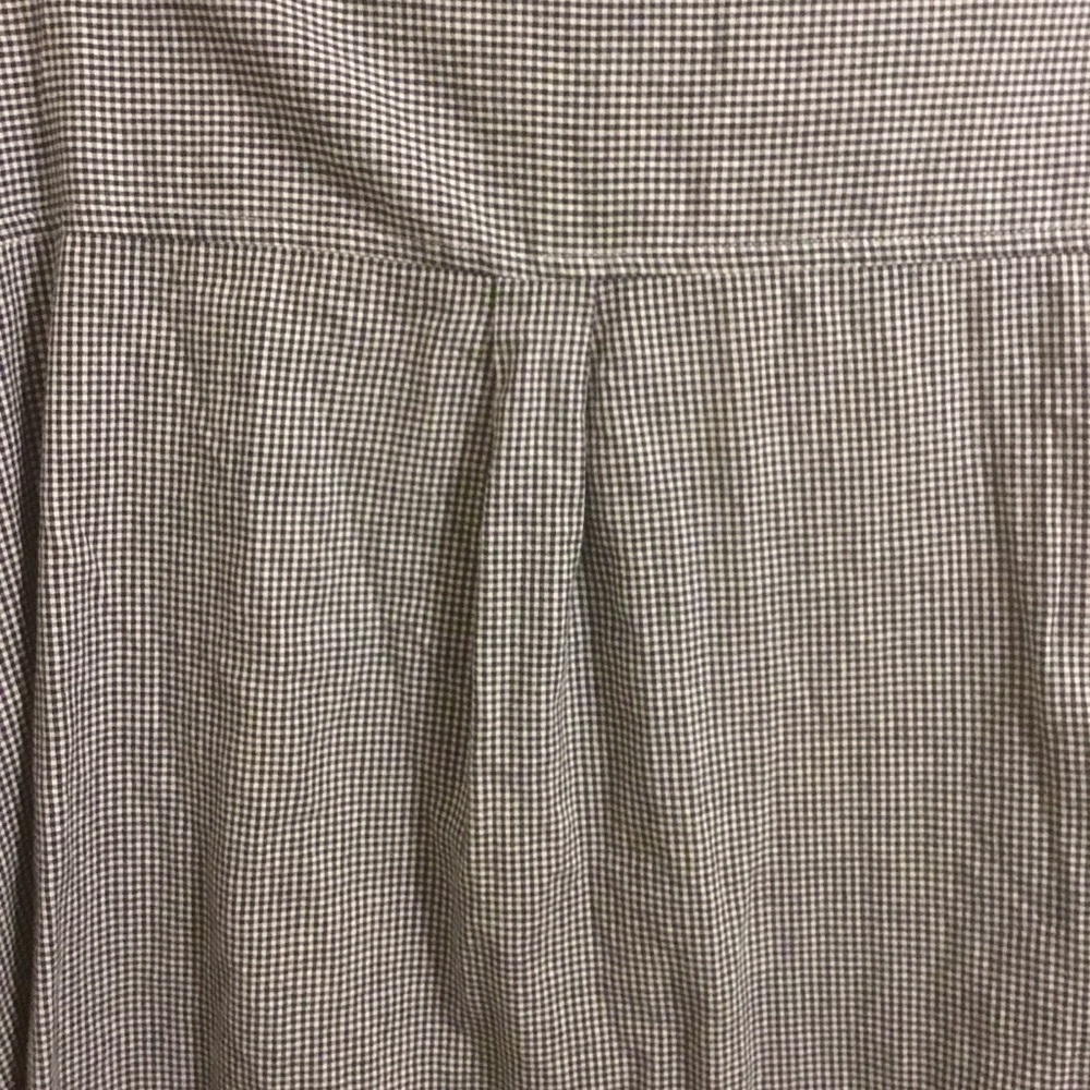 Black White Check Embroidered Gingham Short-Sleeve Shirt 2X - Picture 5 of 5